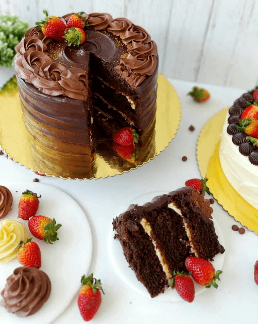 Taller de repostería en Caracas especial de chocolate tortas de chocolate oscuro y chocolate blanco ganache de chocolate oferta especial